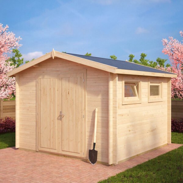 Attunee Market | Nora 3.2m x 3.2m Garden Shed